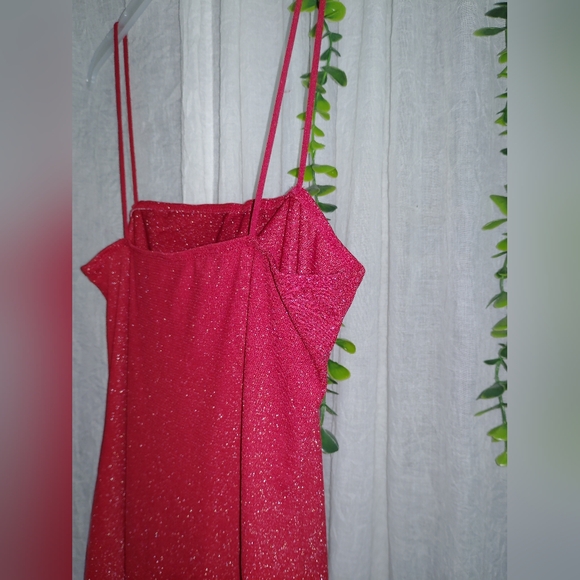 Shein Sparkle Red Dress - Picture 8 of 13